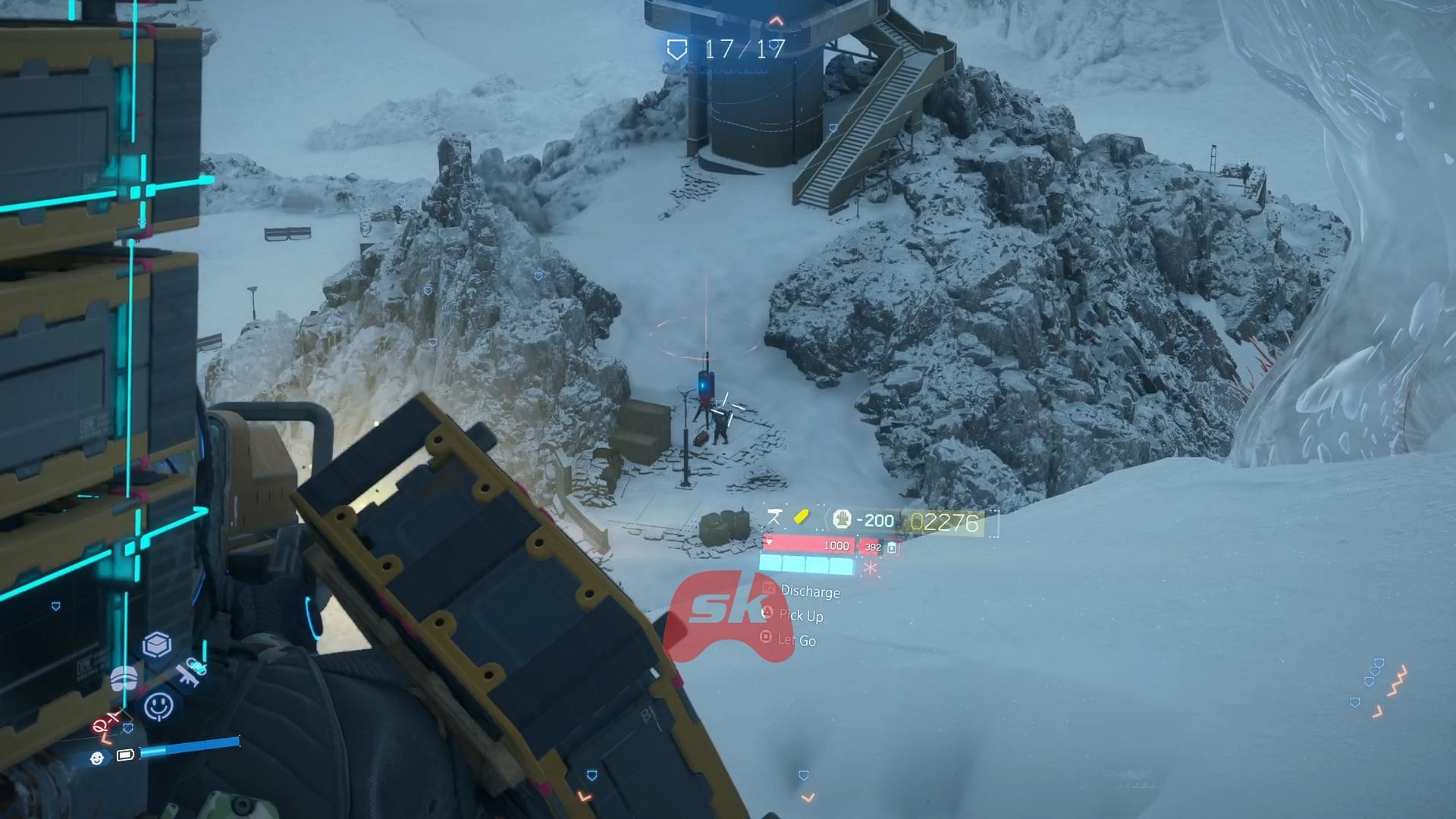 Sam in the mountains (Image via Sportskeeda Gaming || Sony Interactive Entertainment)